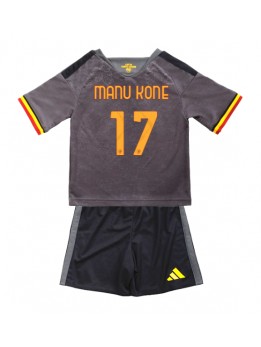 AS Roma Manu Kone #17 Replika Tredje Kläder Barn 2026-27 Kortärmad (+ byxor)